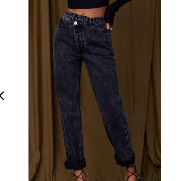 12th Tribe Denim - 12th Tribe Black Boyfriend Jeans